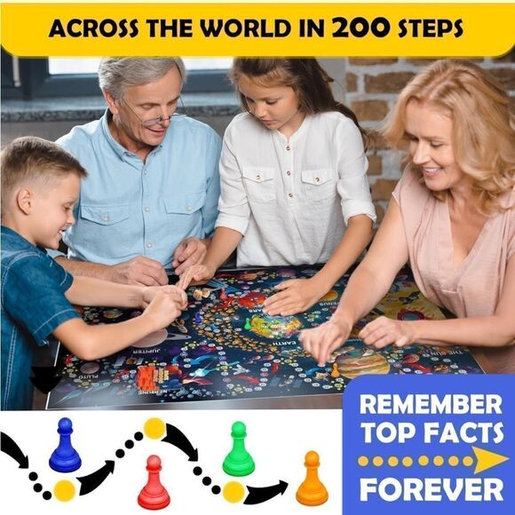 NEW QUOKKA Space Board Game Learning Family Fun - Picture 6 of 14